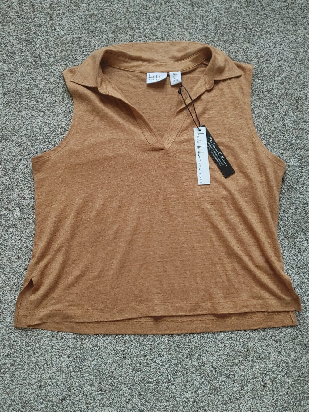 Nicole Miller 100% Linen Top